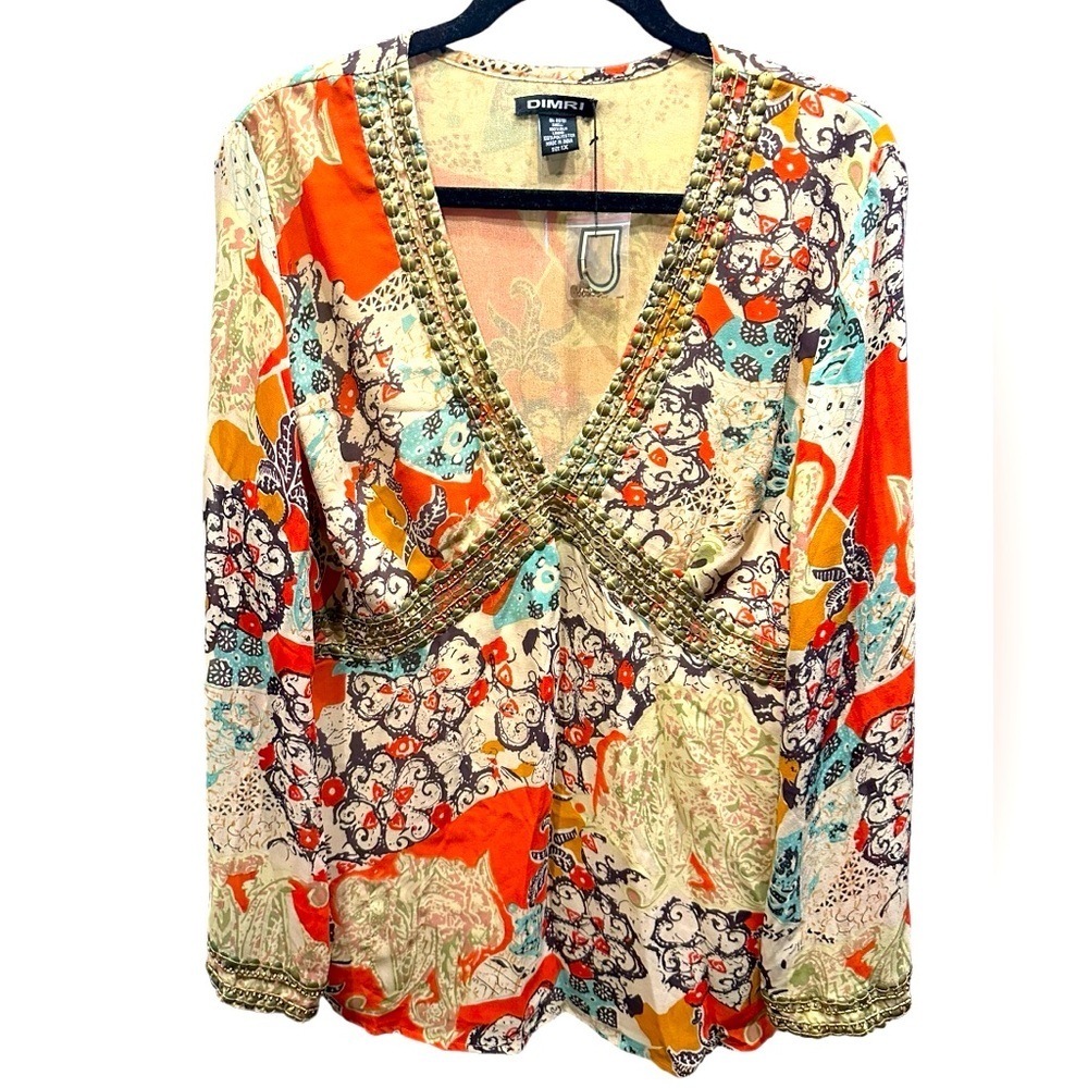 Dimri beaded blouse size 1X